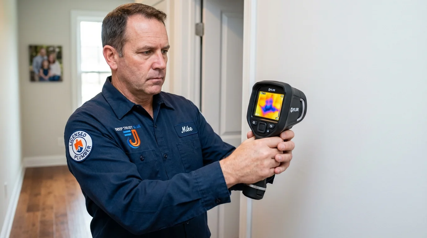 Thermal imaging leak detection by Johns Plumbing LLC in Vinita